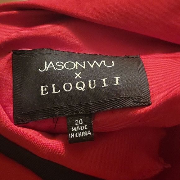 NWT Jason Wu X ELOQUII Asymmetrical One Shoulder Dress Women's Size 20 - Picture 2 of 7